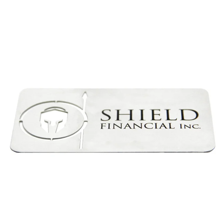 Stainless Steel Golden Gift Metal Membership Card