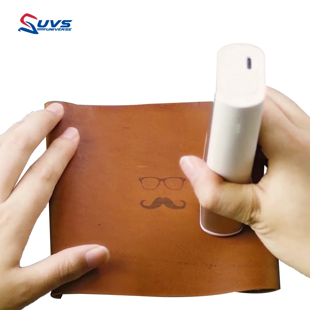 UVS Mini handheld portable pen color mobile print box multifunctional printer family DIY food tattoo logo Printer
