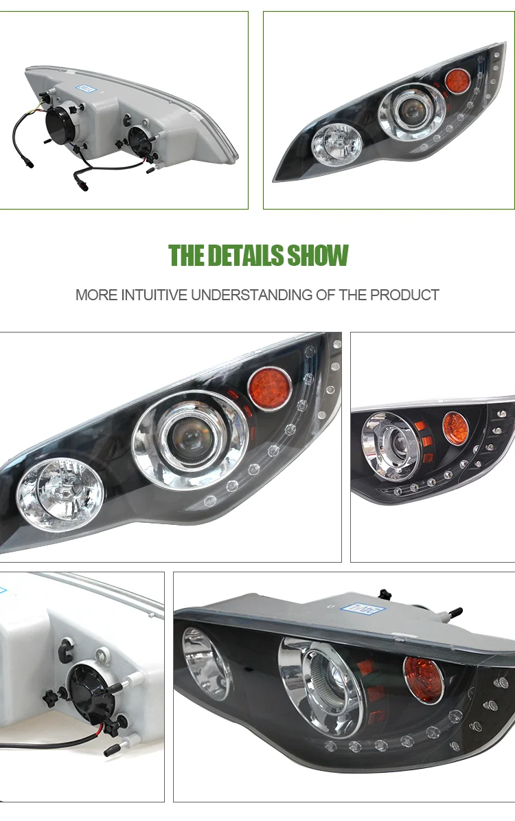 Auto bus coach Headlight Headlamp Auto Head Lamp Head Light for Tata motors hispano 2011