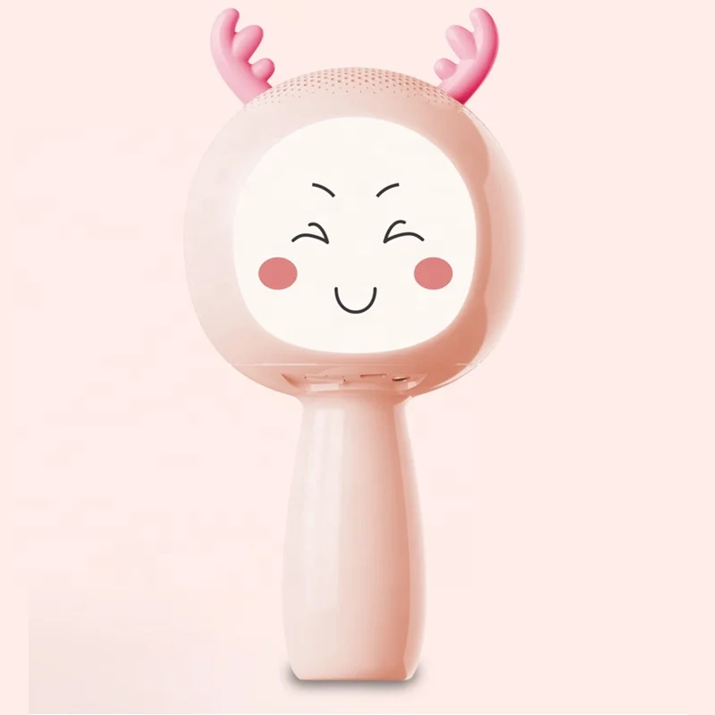 Handheld wireless deer singing kids music microphone karaoke toy