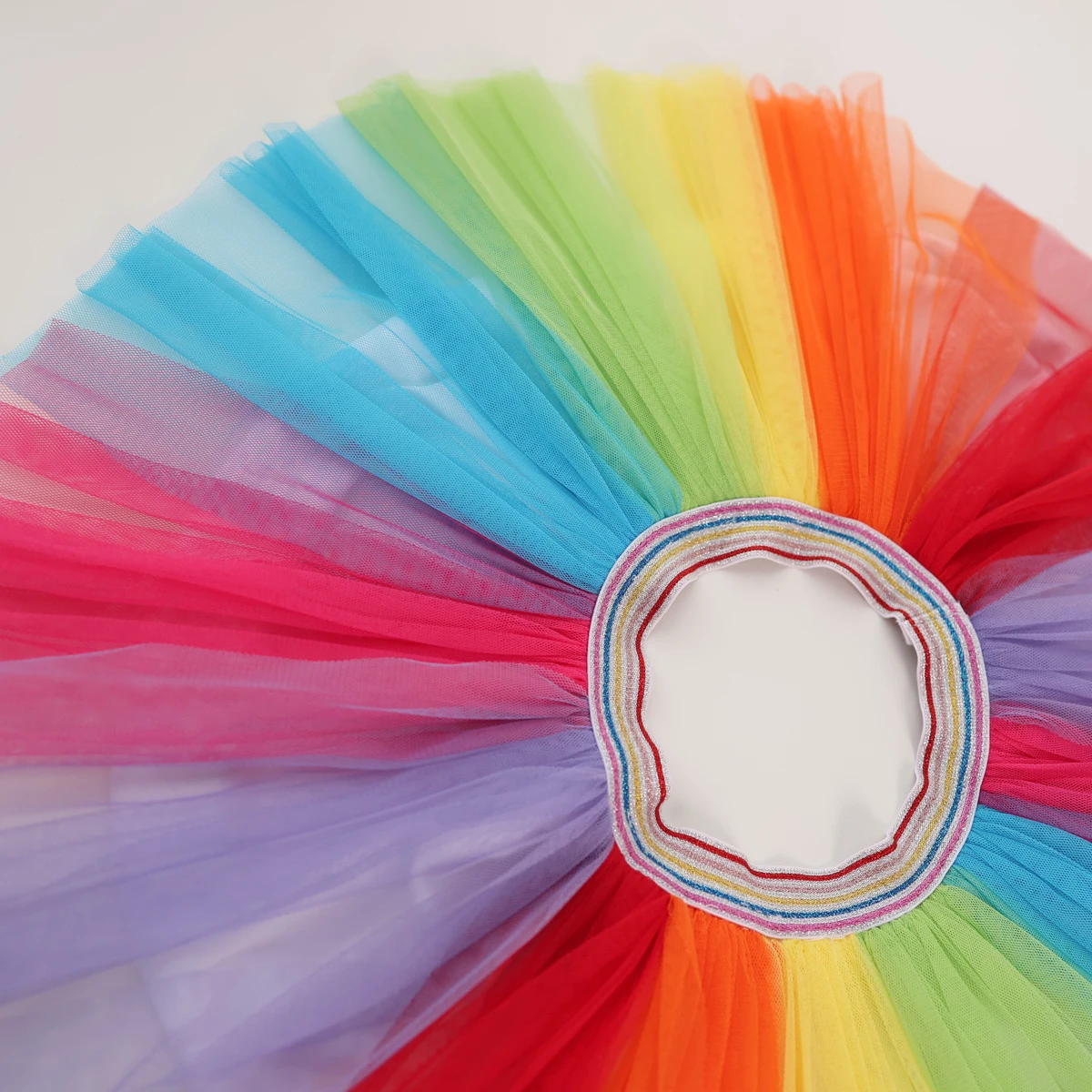 Kids Rainbow Skirt 1-10 Years Ballet Tutu 2024 Cotton Toddler Pleated Skirts for Girls Multi Color Tutu Infant Girl Tulle Skirt