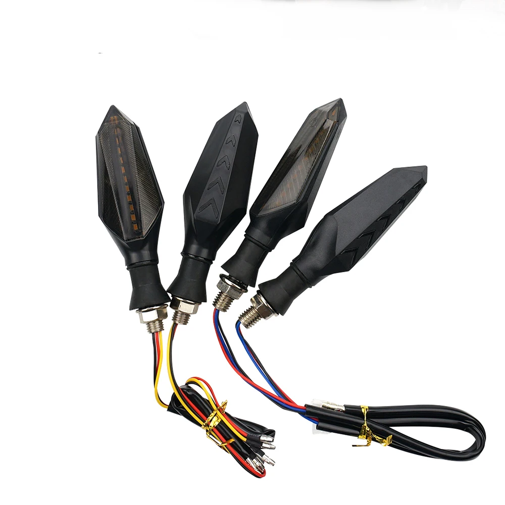 Universal Turning Light Sequential Flowing Indicator Motor LED Signal Lights For Kawasaki Honda bmw suzuki benelli KT DUCATI