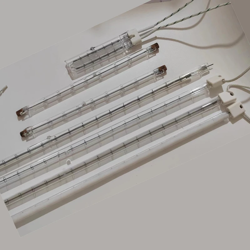 Halogen Heat Light Infrared Lamp Ir Quartz Heating Tube Quartz Infrared Heating Element For Industrial Drying