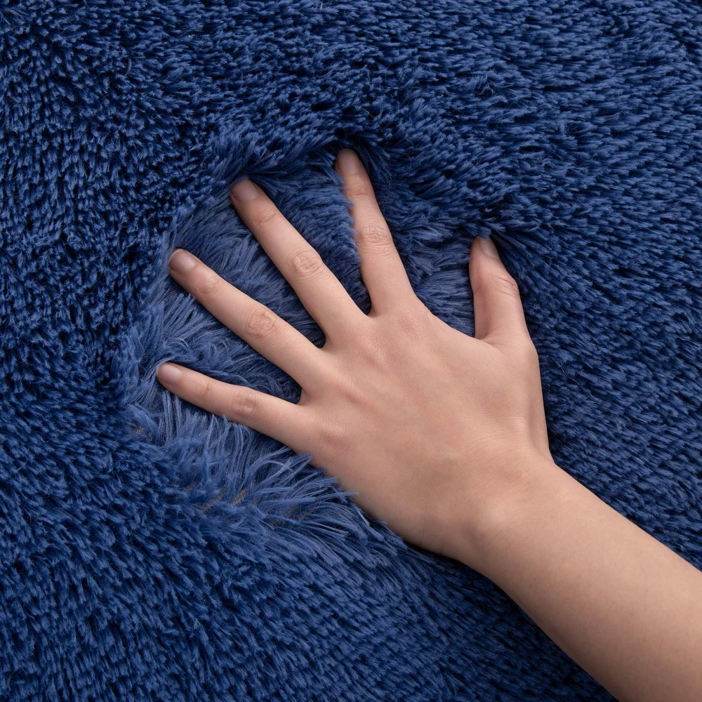 Round Kids Rug ABC Alphabet Baby Crawling Mat Soft Educational Non-Slip Nursery Rug Circle Floor Carpet