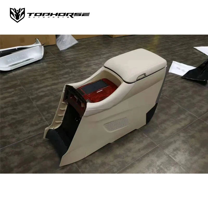 Multifunctional armrest box for alphard /vellfire 20 &30 series storage box with refrigerator
