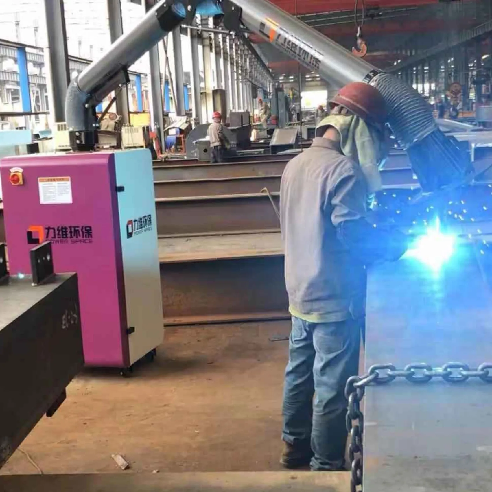 Factory price industrial portable best welding fume extractor with automatic cleaning system and CE Certification