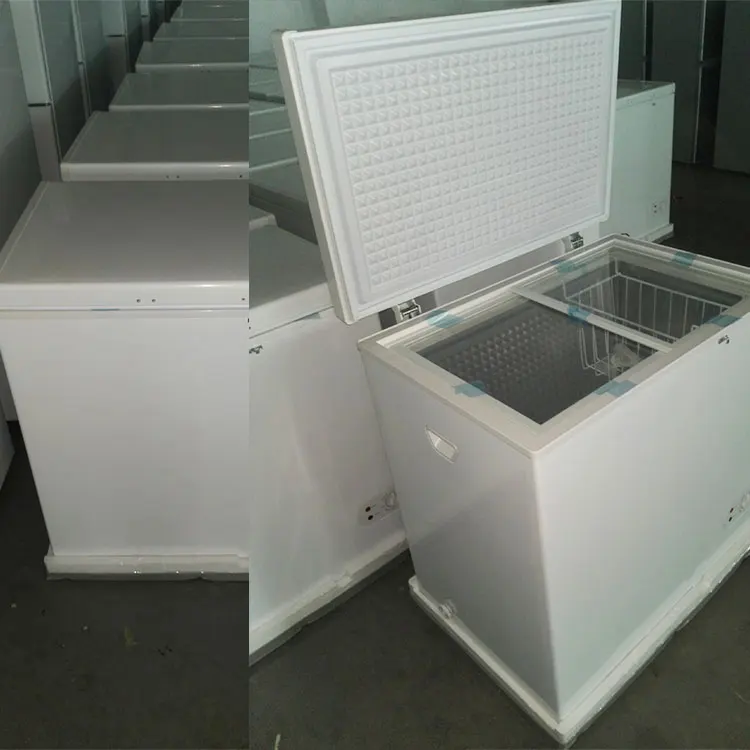 DC Freezer with Dual-Temperature Solar Electric Battery Power Source for Car Household Outdoor Use