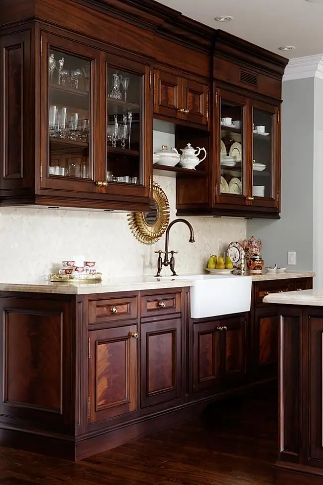 CBMmart rta shaker door walnut oak kitchen cabinet classic style new trend solid wood kitchen cabinet