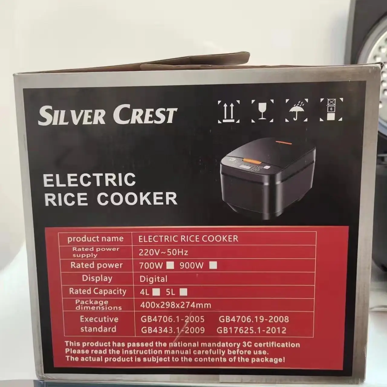 Silver Crest 5L MicroComputer controlled automatic smart electric rice cooker