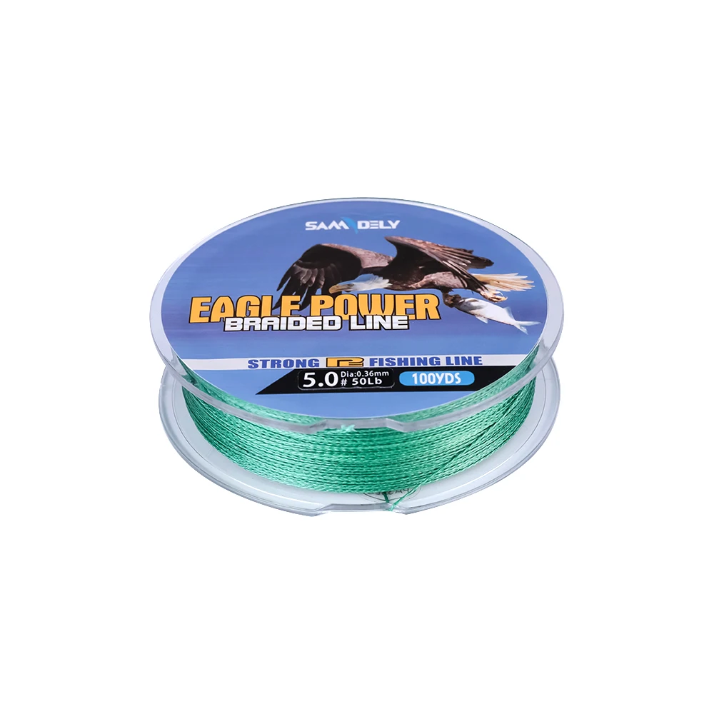 100% UHMW PE Japan Quality X4 100M PE Braided Fishing Line for Seafishing Linhas De Pesca