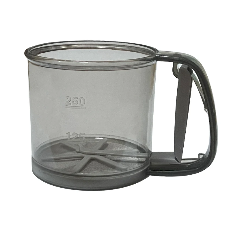 Plastic Fine Mesh Flour Sieve Cup Hand-Held Dough Baking Tool and Sugar Flour Sifter Baking & Pastry Tool