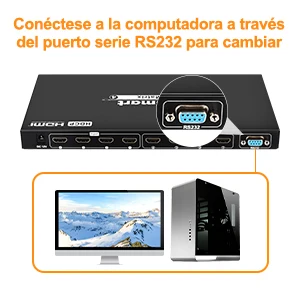TESmart матричный HDMI коммутатор 4K HD 1080P поддержка 4-4 EDID разветвитель 4x4 4k30hz видеомаритрный селектор