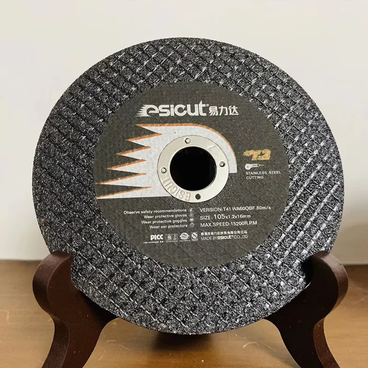 B012 Plant Sale Ultra Thin Flex 105*1.2*16Mm 4 Inch Grind Wheel Cut Cutting Discs Oem  Metal Disc Cutting (1600441061281)