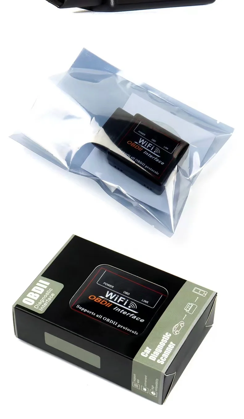 High quality best mini android elm327 12v wifi car obd 2 25K80 scanner