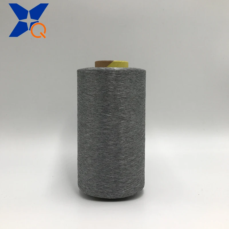 Anti-static outer ring type black carbon inside  nylon filaments 20D/3F intermingling white SD polyester DTY 100D/48F