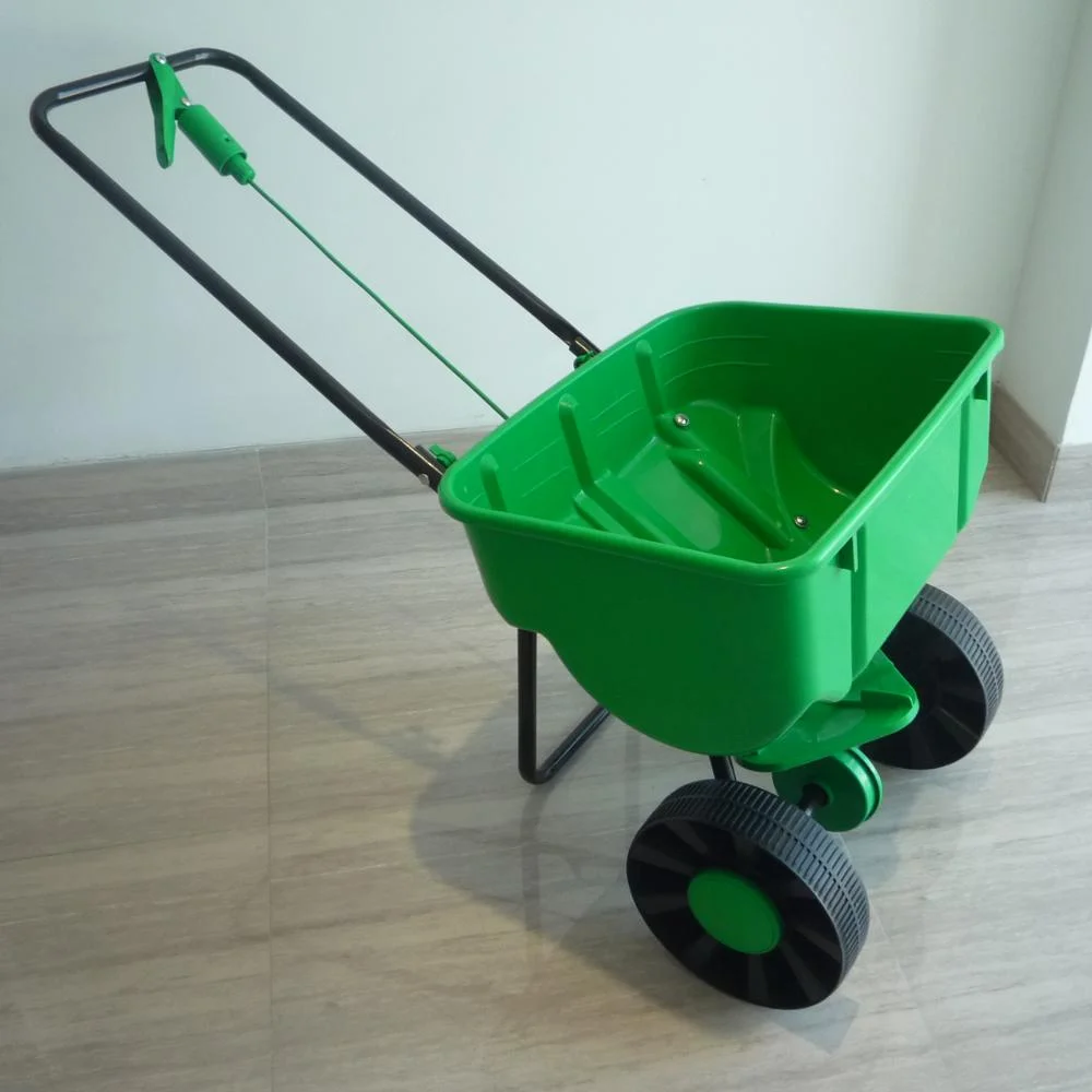 garden plastic broadcast lawn fertilizer drop feed spreader for sale garden grass seed fertilizer spreader