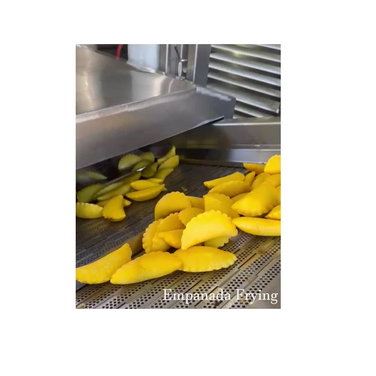 Advanced Industrial Use 200kgh Continuous French Fries Plantain Chips Chicken Wings Frying Machine For Sale