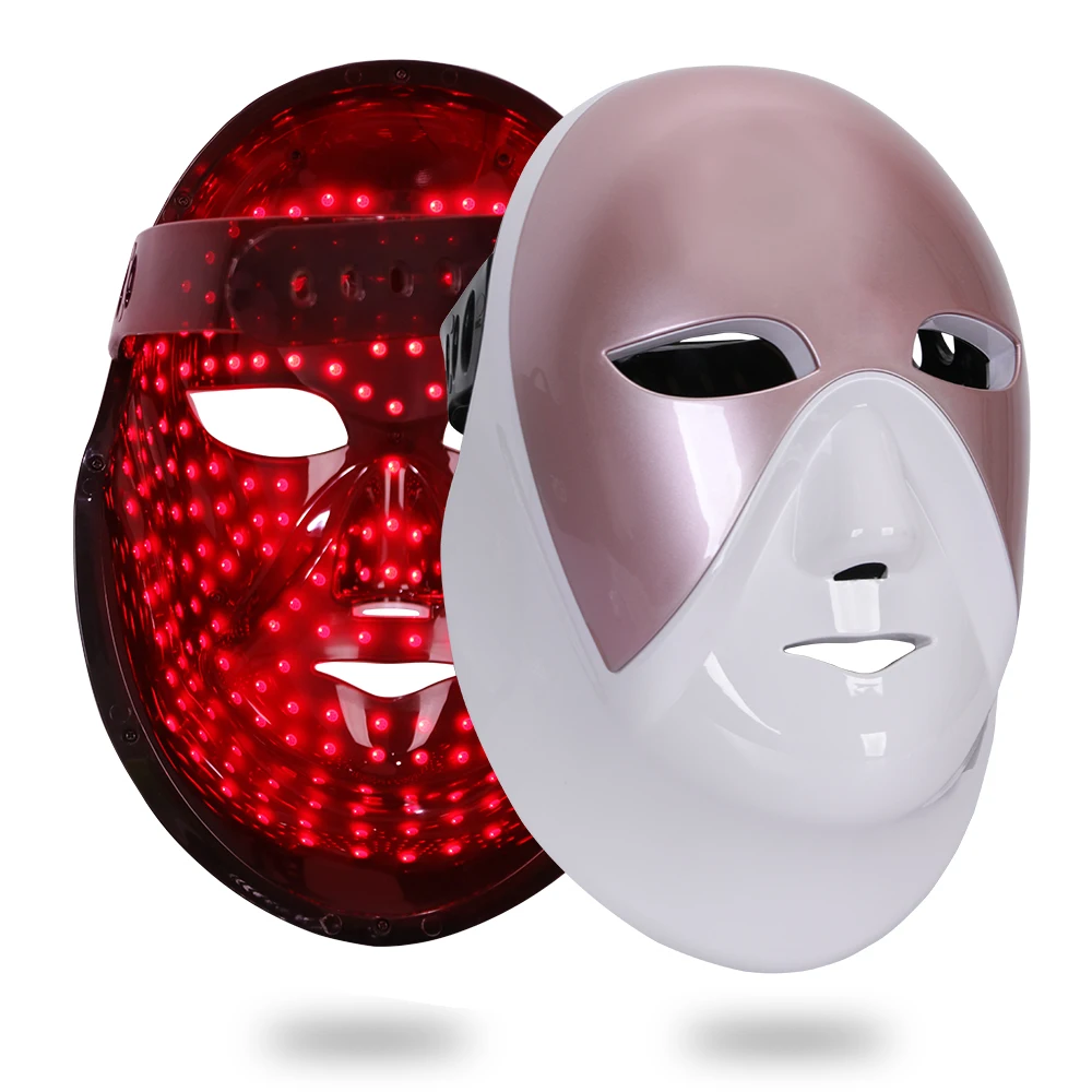High Irradiance Adjustable Frequency Red Light Therapy Masks Face Led Facial Light Therapy