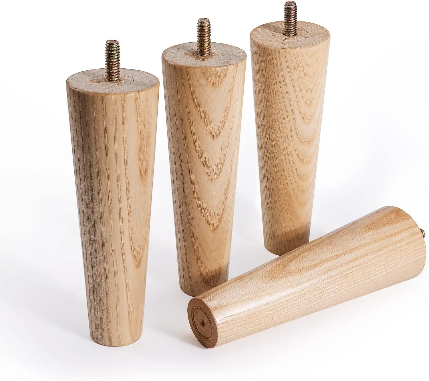 New Design Furniture Adjustable Table Leg Tapered Replacement Ash Wood Table Legs