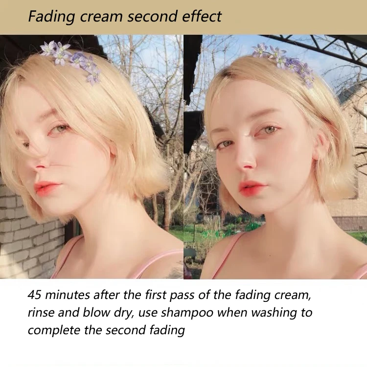 Salon Use Color Bleaching Cream Mild Ingredient Hair Bleaching Cream