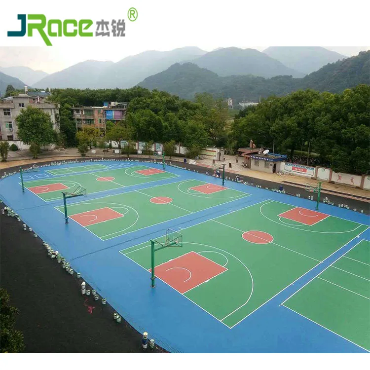 Гуанчжоу, фабрика амортизирующих баскетбольных игр, спортивный пол для строительства стадиона