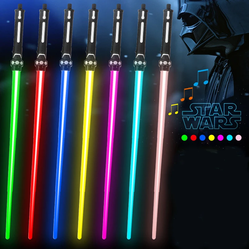 led toys 2022 Custom luminous toy gift force lightsaber color change with light card flash collision lightsaber