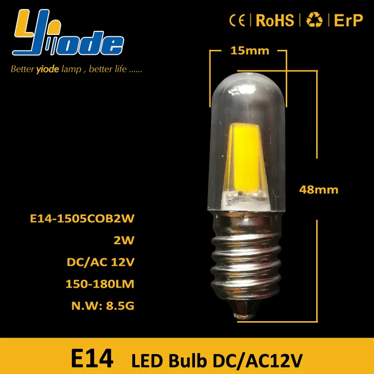 DC/AC12V E14 led bulb 120v 230v led indictor  bulb