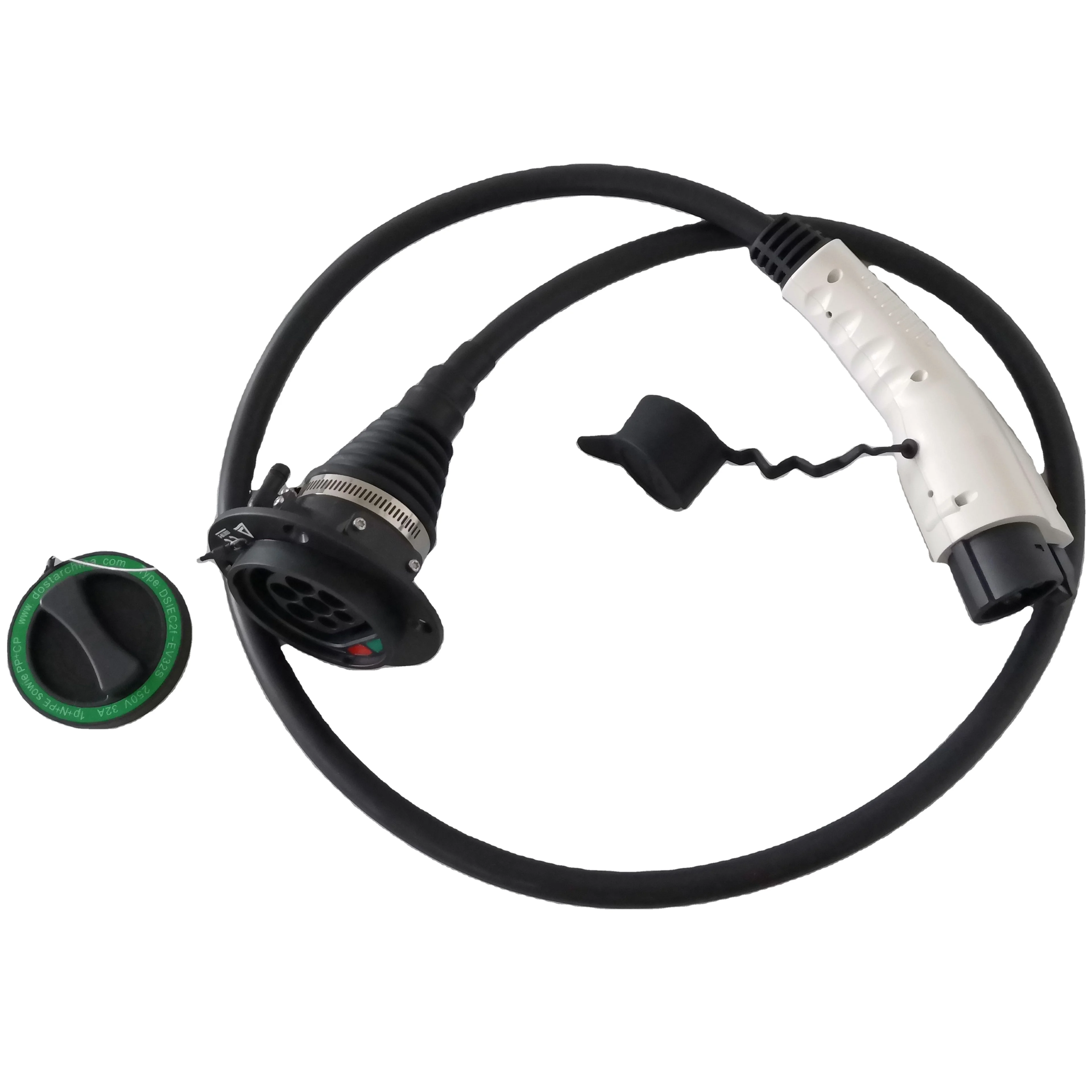 Переходник для разъема типа 1 к разъему типа 2 SAE J1772 к разъему IEC 62196, EV адаптер