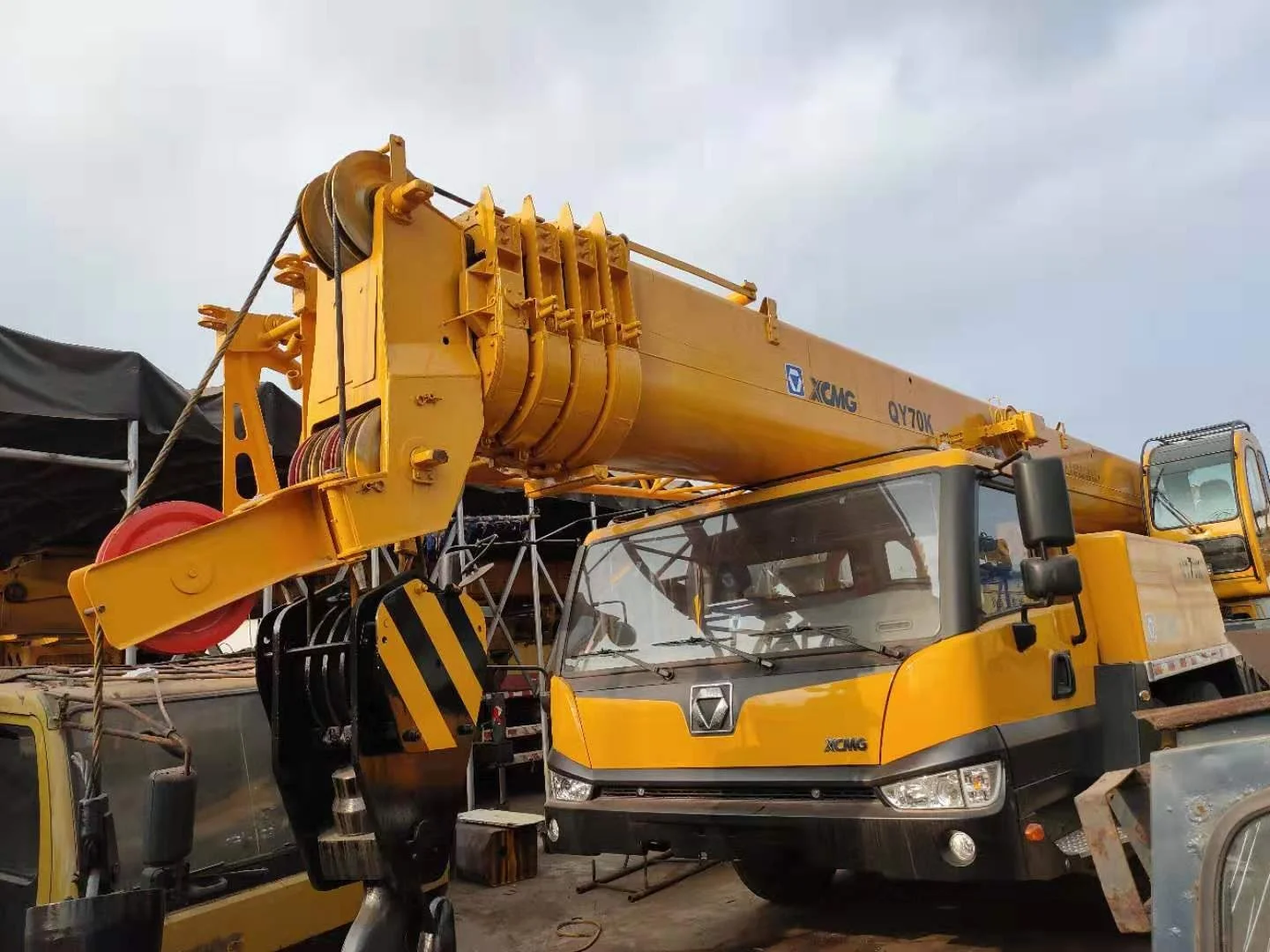  Высококачественный Подержанный китайский грузовой кран 50ton QY50K для продажи по низкой