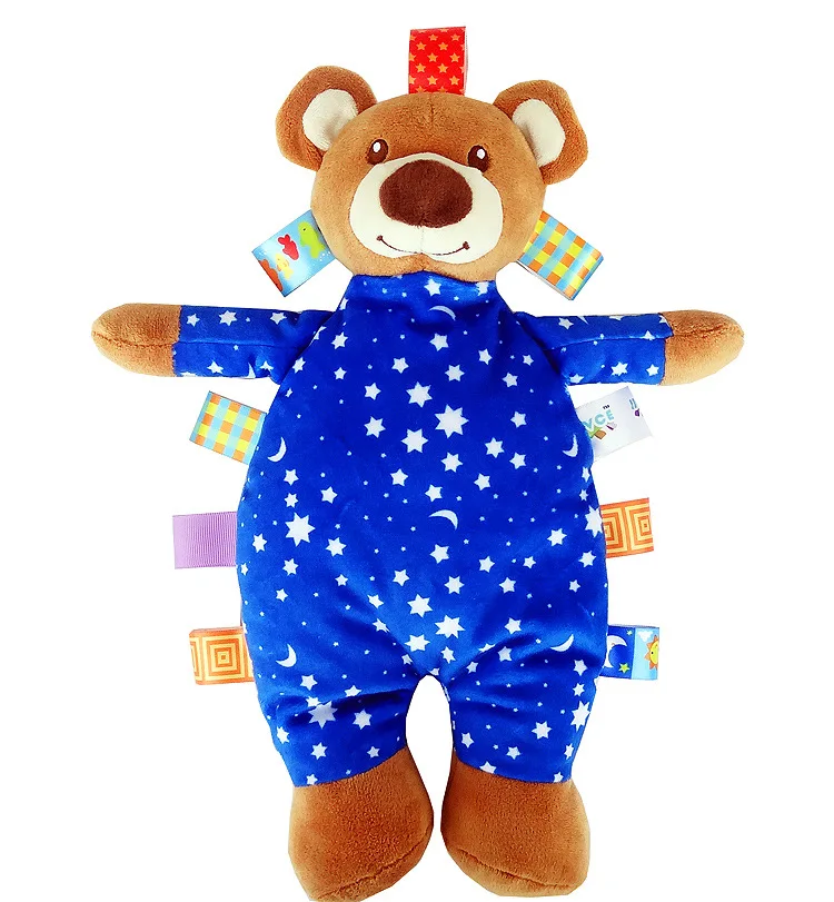 Baby Label Grip Comforter/Baby Comfort toy Comforter Rattle doll