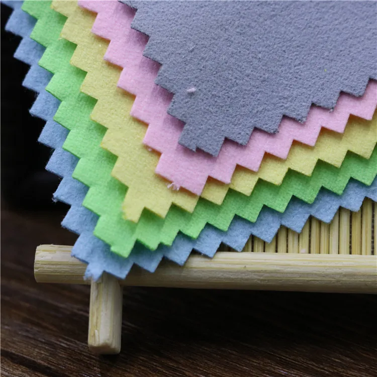 Cheap Customizable Logo Multi-color Double-sided Velvet Silver Jewelry Wiping Cloth Wiping Cloth