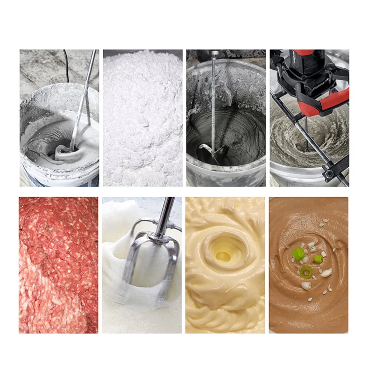 1600W Hand HeldProfessional Electric Cement Mixer Portable Electric Power Mixer  Mortar Mixer