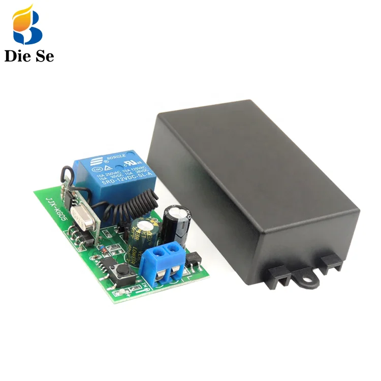 Wireless Remote Control Switch AC 220V 1CH relay 433Mhz Receiver Module For learning code Transmitter Remote