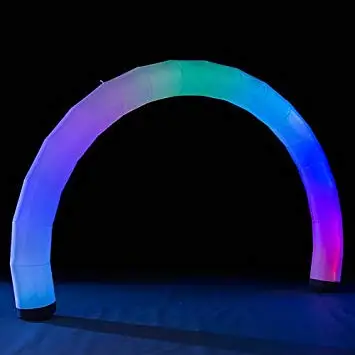 Wholesale Inflatable LED Lighting Arch Tube Pillar Star Wedding Event Advertising Inflatables for Decoration Outdoor