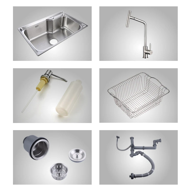 Manufacturer wholesale kitchen dishwashing dishwashing 304 stainless steel single slot 304 STAINLESS STEEL KITCHEN SINK oem sink