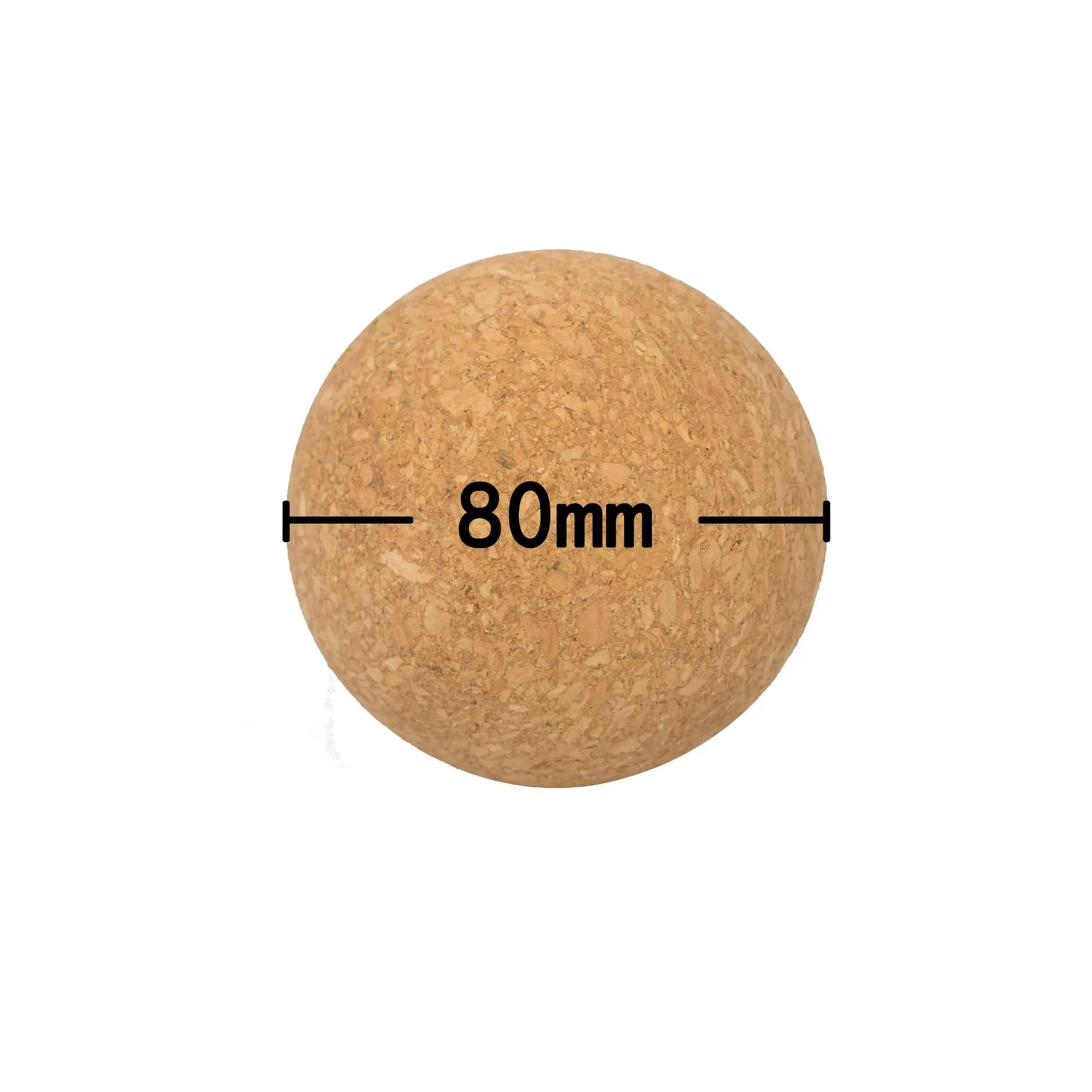 Natural Wood Cork Yoga Pilates Physical Therapy Massage Ball