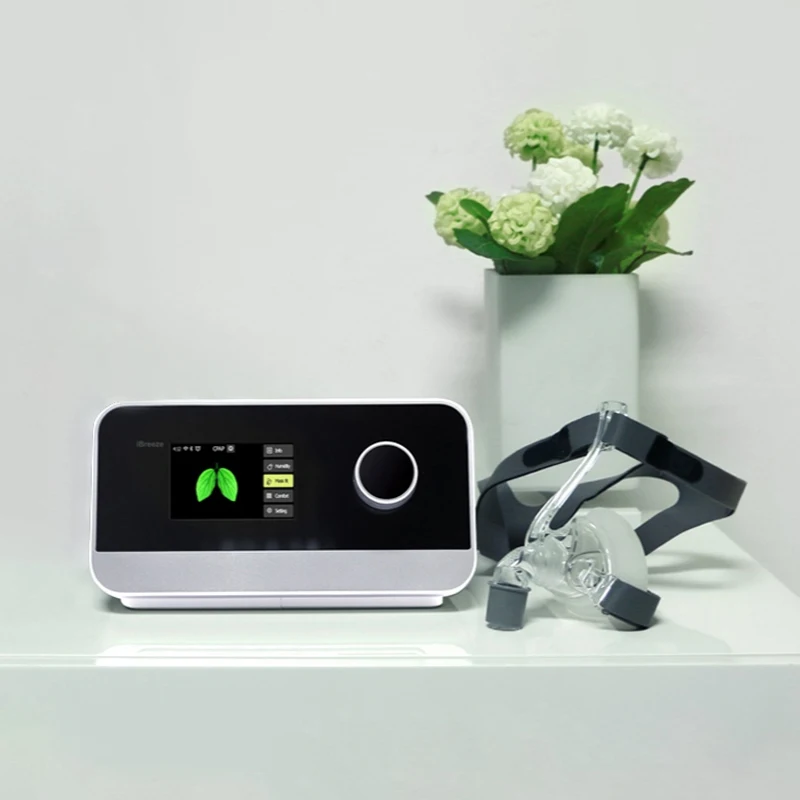 China Manufactory cpap mahine portable for cpap blower sleep apnea/breathing failure machine with CPAP headgear