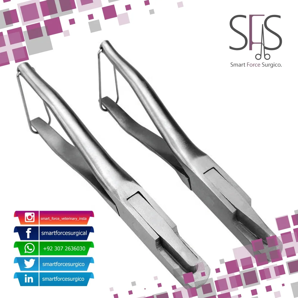 Ear Notcher U-V-W-Shape Animal Ear Notcher Plier for Notching Mark Pig Cattle Pliers Notches Clamp Veterinary Instruments