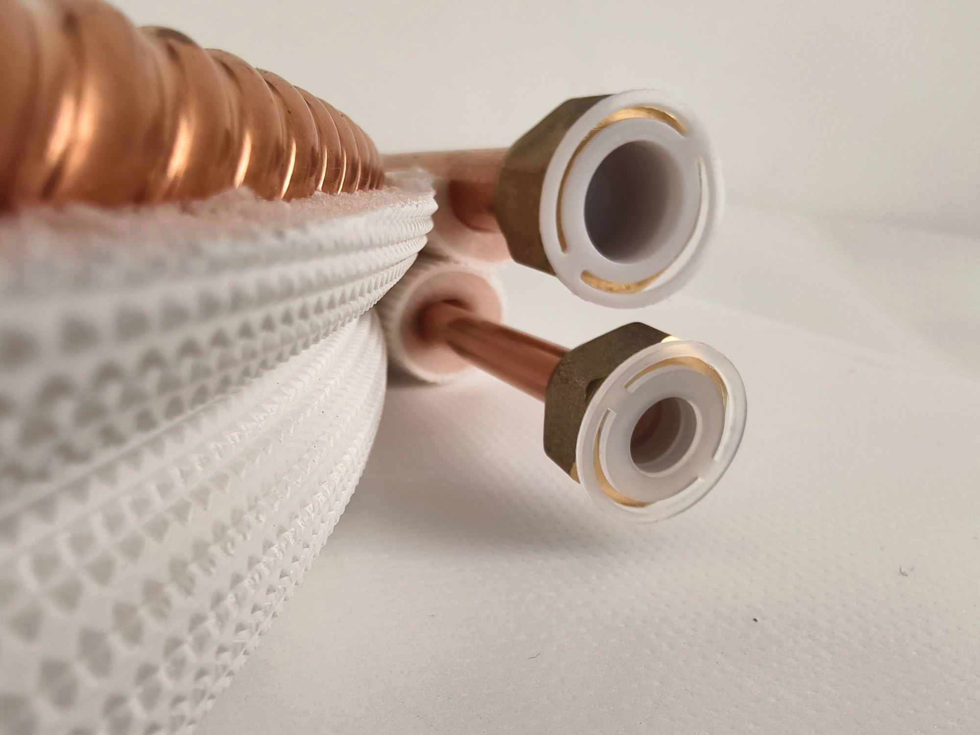 Corrugated copper pipe cutter for refrigeration 3m 5m 20m 1/4 3/8 pair insulated split pancake coil ac  Spiral pipe high quality