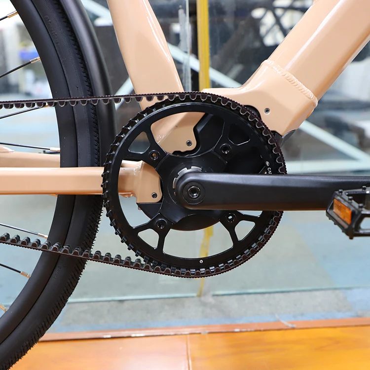 Ansbern New Hidden Battery Belt Drive E Bicycle 700C 6061 Aluminum 36v 250w Electric Bike Urbon E Bike