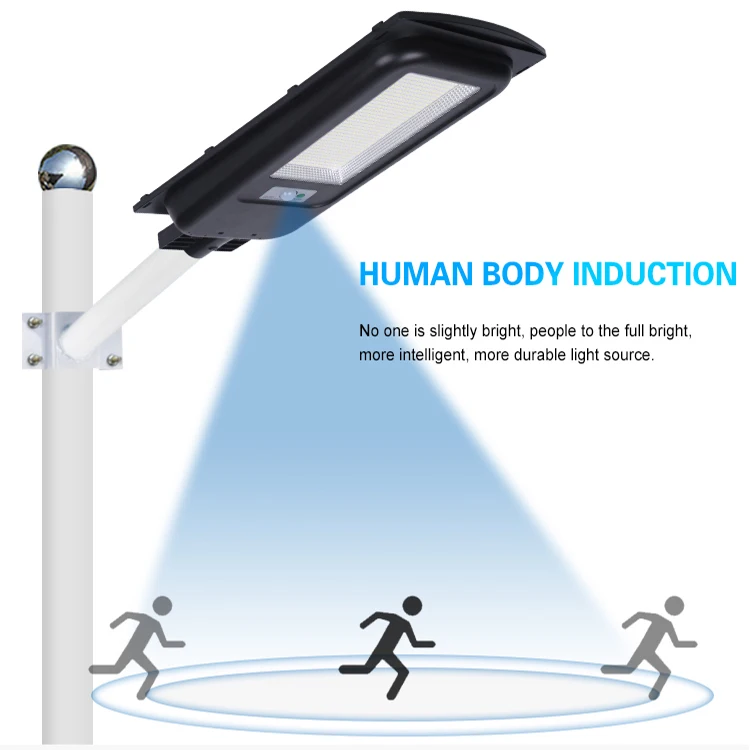 Наружный водонепроницаемый IP65 50 Вт 100 200 300 smd встроенный все в одном Солнечный светодиодный уличный