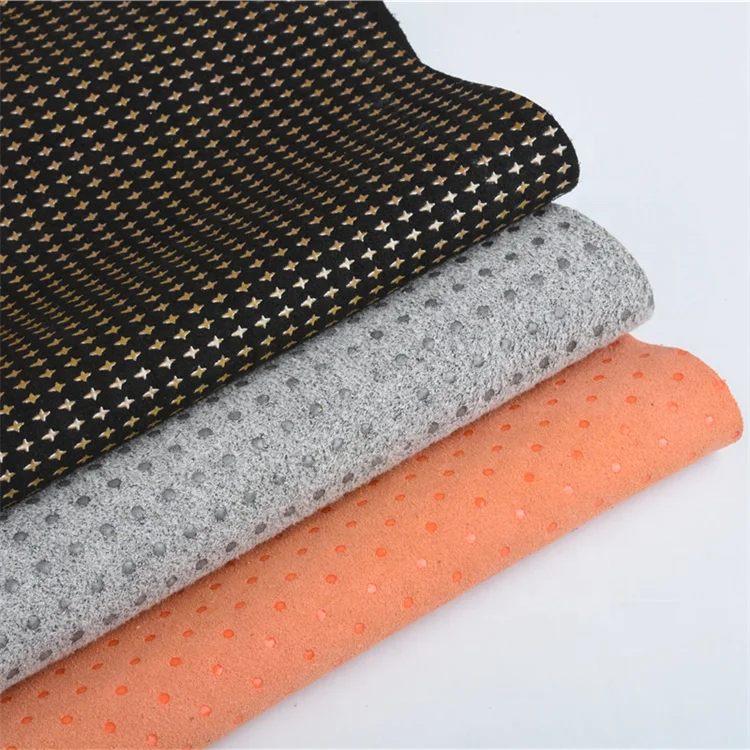 High Quality Silicone Anti-Skid Non-Slip Fabrics Sofa Cushion Cotton Dot Plastic Drop Stitch Fabric Leather