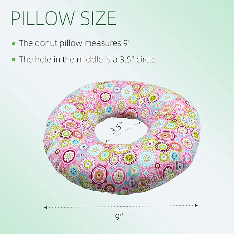 Wholesale Ear Donut Pillow Custom Size Beads Side Sleeping Donut Round Pillow For Ears Pain