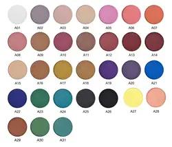 Make your own brand with low MOQ nude eyeshadow private label empty mini empty eyeshadow palette