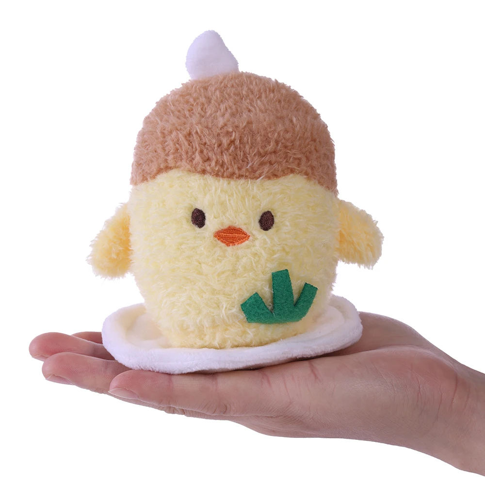 Claw machine mini plush toys custom mascot plushies food cute ice cream cheese plush keychains pendants promotion gifts