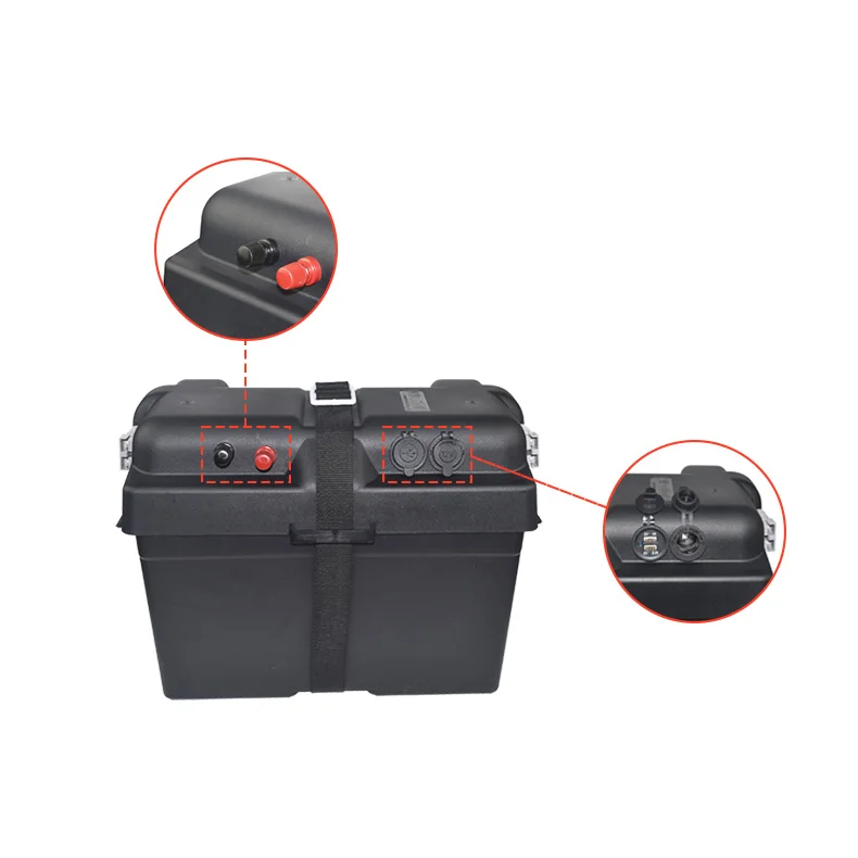 Licitti Boat Design Battery Storage Box Control Box with IP65 Protection Made of PP Plastic CE Certified Competitive Price