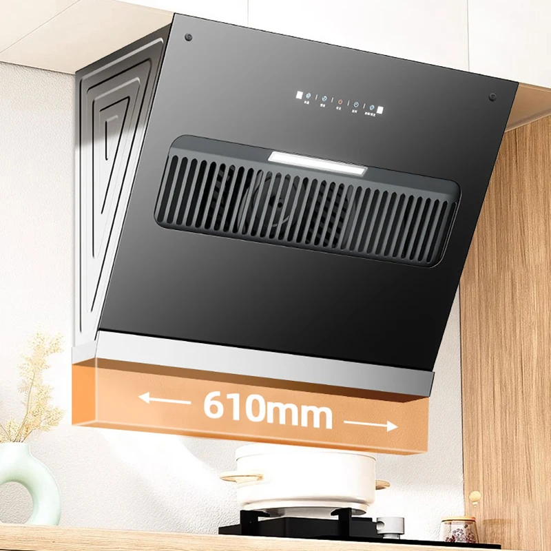 kitchen 600mm range hood  smart smoke extractor hood cooker chimney exhaust range hood  for kitchen