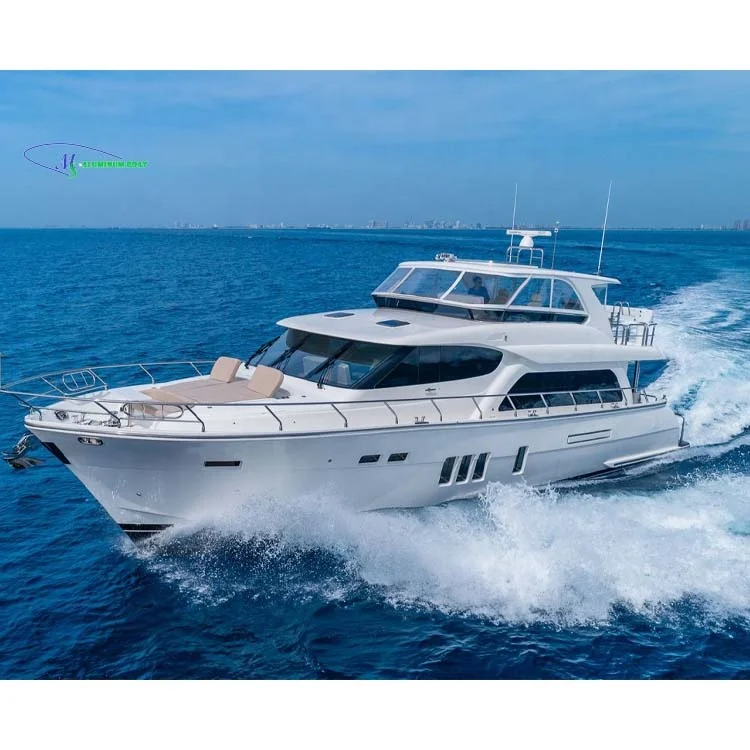 2022 new design MS Aluminium boat leisure mega yacht for sale 20.4 m for selling CE Certificates for Europe customers