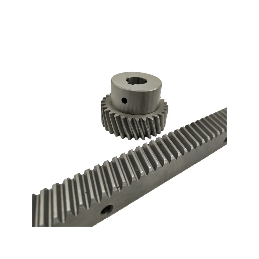 High Precision Hobbing Steel Material Door Helical Small Rack And Pinion Gear For Sliding Gate Opener