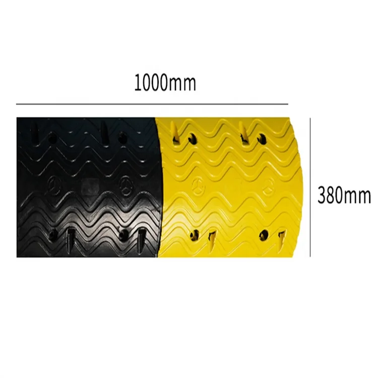 Cheap Factory Speed Bumps Durable Rubber Traffic Warning Products Traffic Warning Products